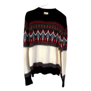 Vintage 60s Jockey Ski Winter Acrylic Nordic Sweater Mens Size S